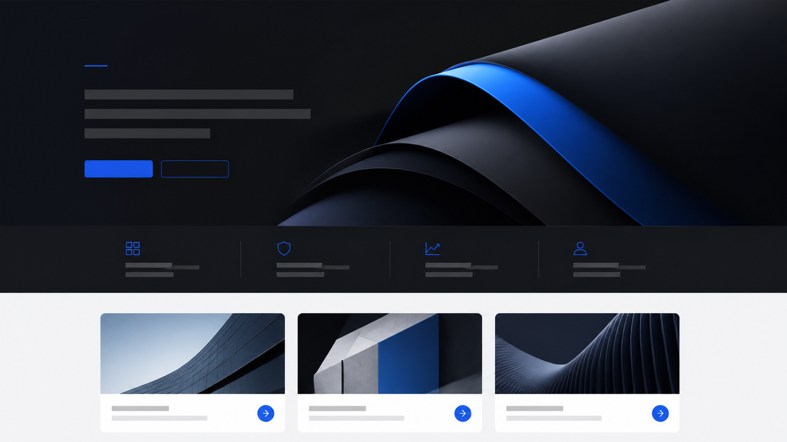 Premium landing page preview